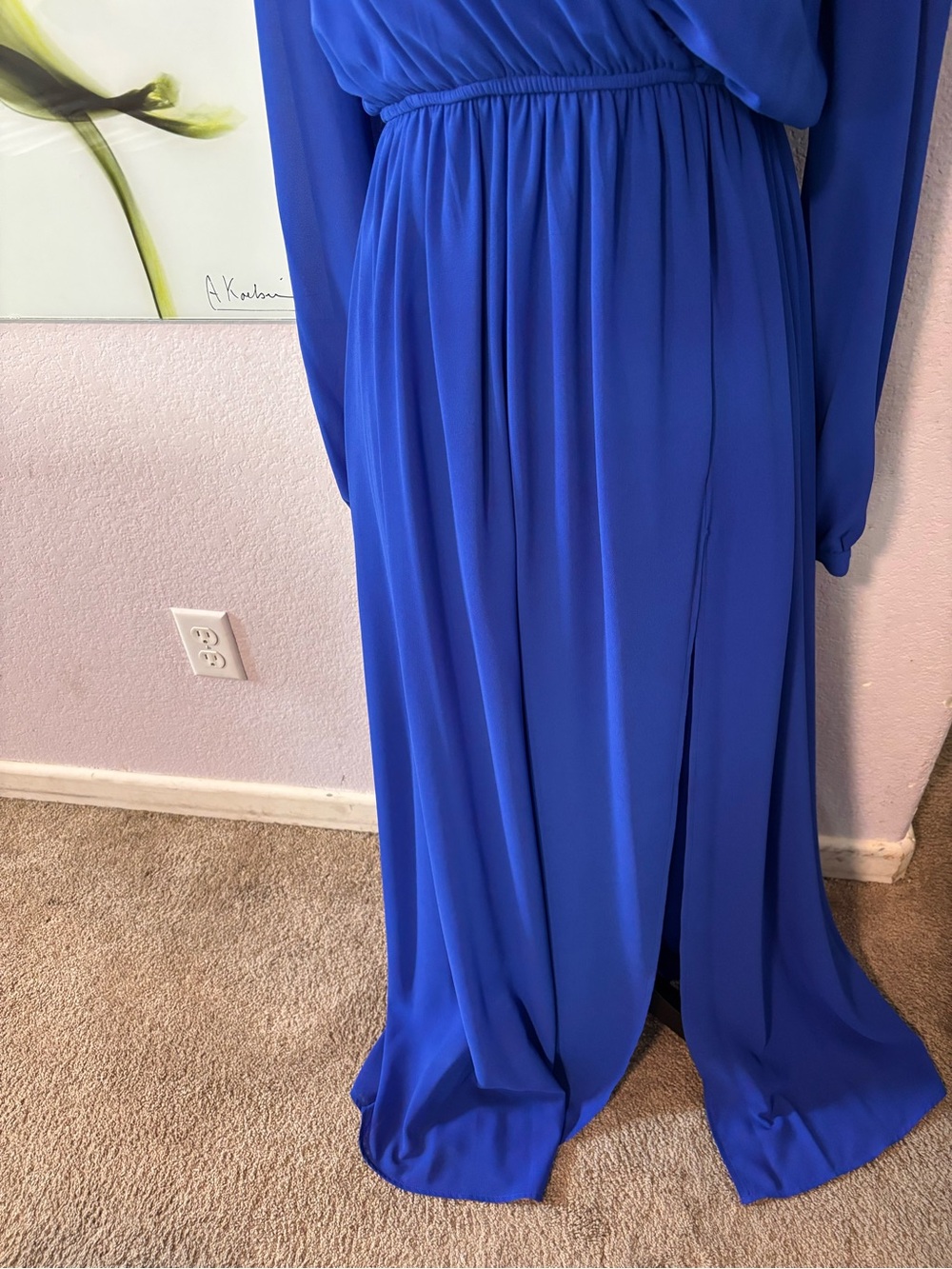 Lulus blue dress size small - Picture 3 of 7